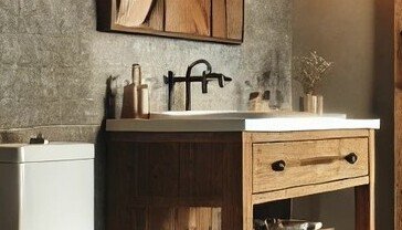 Barn Door Washroom